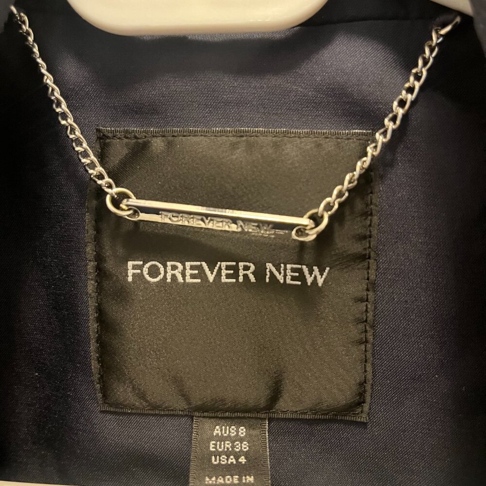 Trench Coat - Navy Blue - image 3